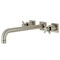 Kingston Brass KS6058DX Wall Mount Tub Faucet, Brushed Nickel KS6058DX - alternate 1